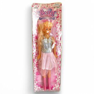 Huida Toy Betty Beauty Set Fashion Clone Doll Blond Hair Brown Eyes Pink 11"